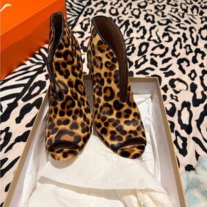 Nordstrom Leopard Print Ankle Booties
